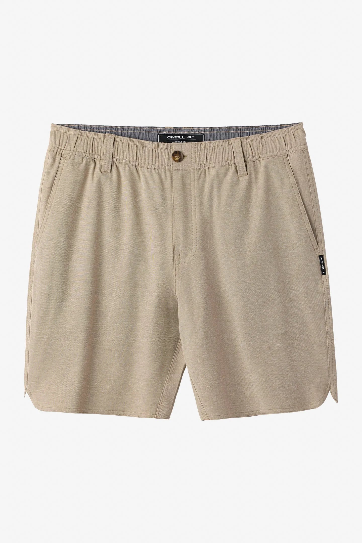Oneill Mens Shorts Reserve Light Check Scallop 18" Hybrid