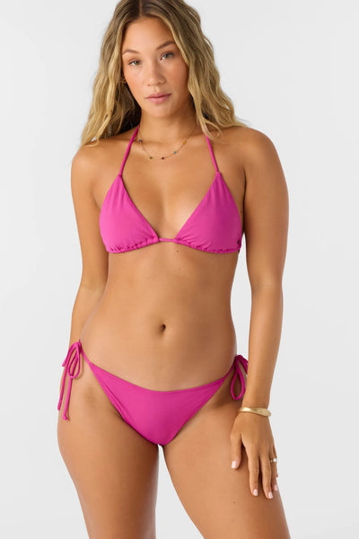 Oneill Womens Bikini Bottoms Saltwater Solids Maracas Tie Side