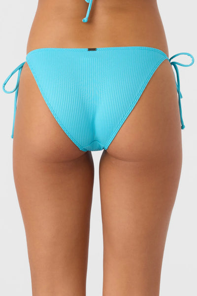 Oneill Womens Bikini Bottoms Saltwater Solids Rib Maracas Tie Side