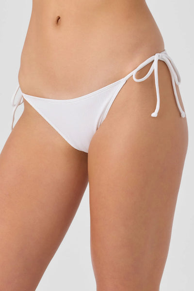 Oneill Womens Bikini Bottoms Saltwater Solids Rib Maracas Tie Side