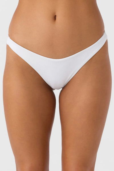 Oneill Womens Bikini Bottoms Saltwater Solids Rib Hermosa Skimpy
