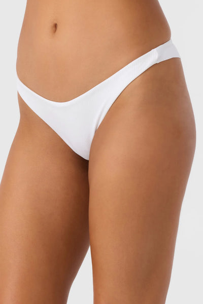 Oneill Womens Bikini Bottoms Saltwater Solids Rib Hermosa Skimpy