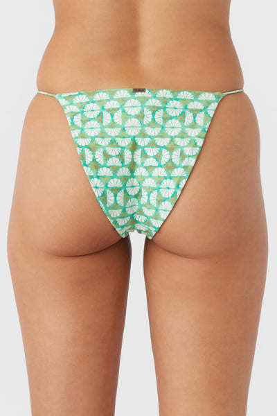 Oneill Womens Bikini Bottoms Shell Abstract Redondo Reversible Medium