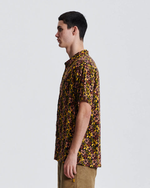 The Critical Slide Society Mens Woven Crazed
