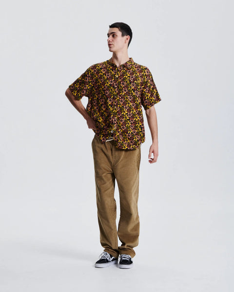 The Critical Slide Society Mens Woven Crazed