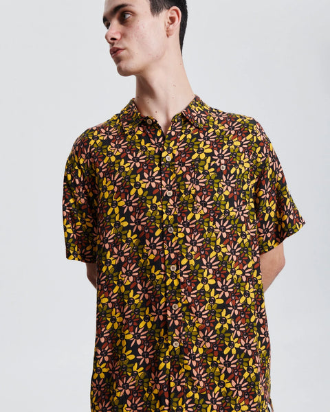 The Critical Slide Society Mens Woven Crazed