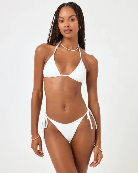 L*Space Womens Bikini Top Seashell Aspen