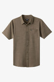 Oneill Mens Woven UPF Slub Solid Standard Fit