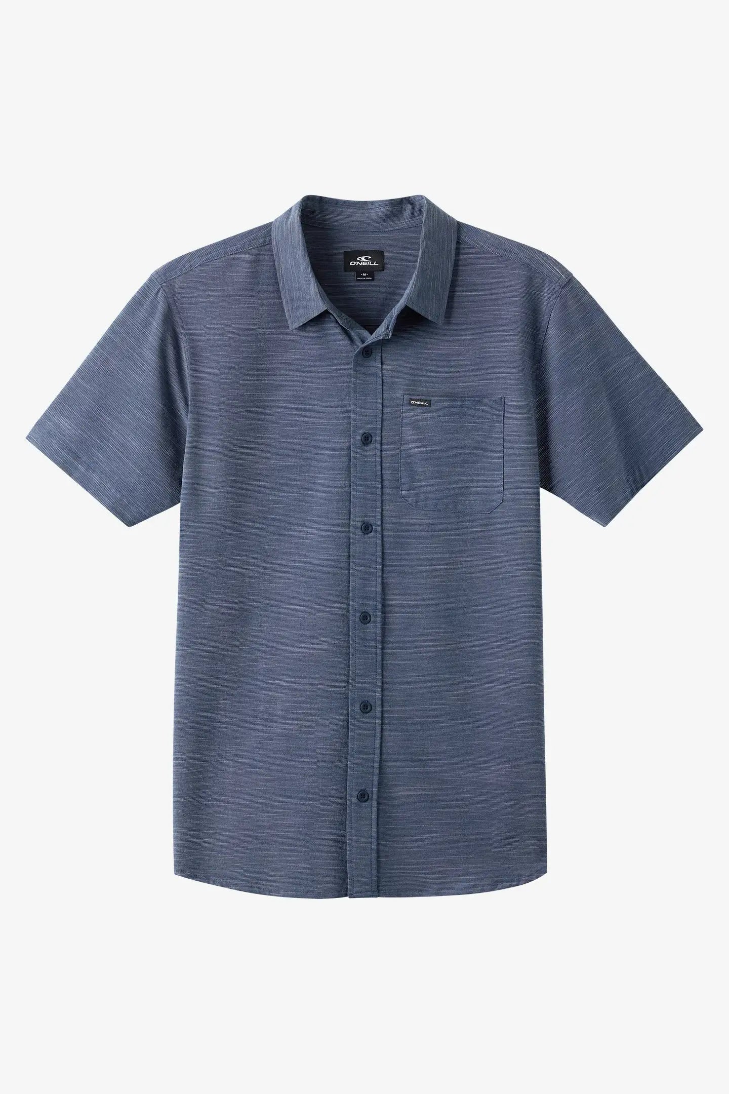 Oneill Mens Woven UPF Slub Solid Standard Fit