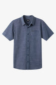 Oneill Mens Woven UPF Slub Solid Standard Fit