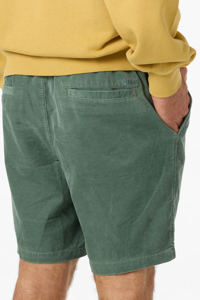 Oneill Mens Shorts O'Riginals Cord Elastic Waist 18