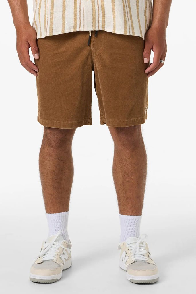 Oneill Mens Shorts O'Riginals Cord Elastic Waist 18