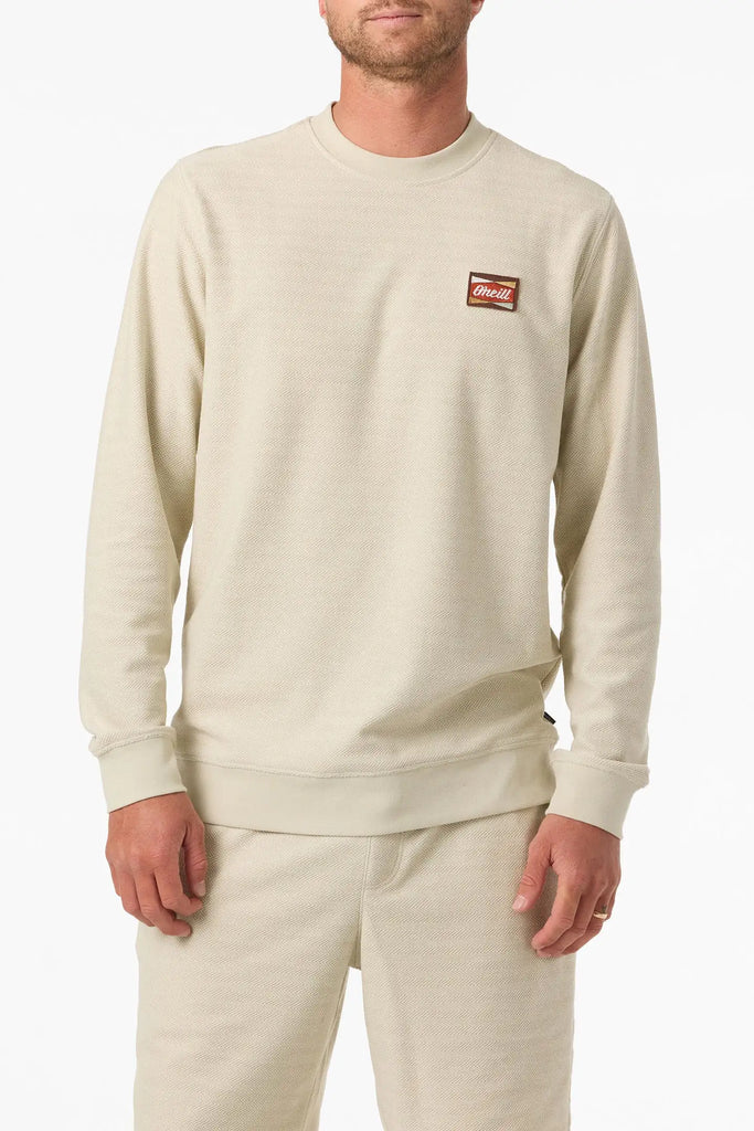 Oneill Mens Sweatshirt Bavaro Solid Crew Neck Fleece