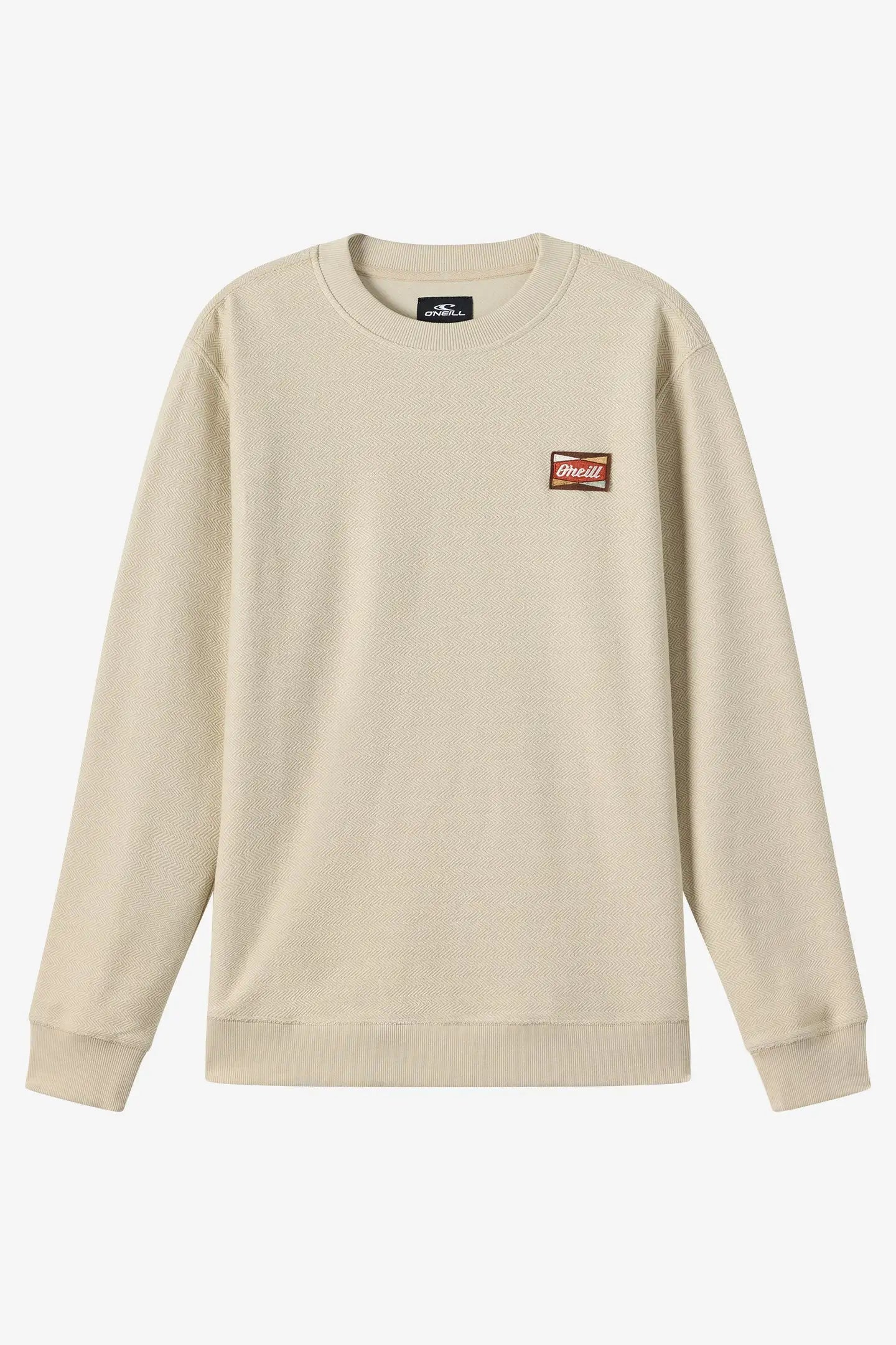 Oneill Mens Sweatshirt Bavaro Solid Crew Neck Fleece