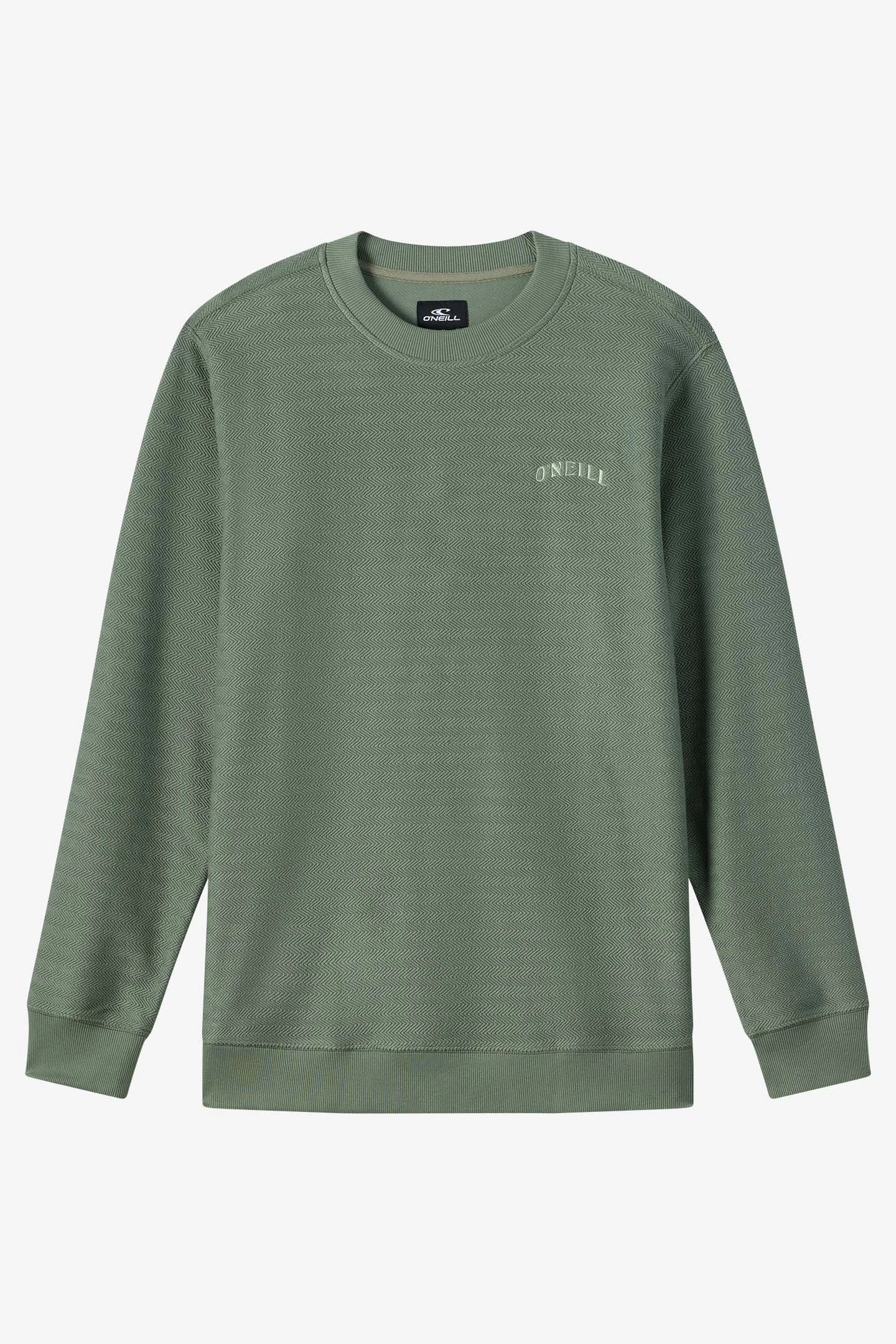 Oneill Mens Sweatshirt Bavaro Solid Crew Neck Fleece
