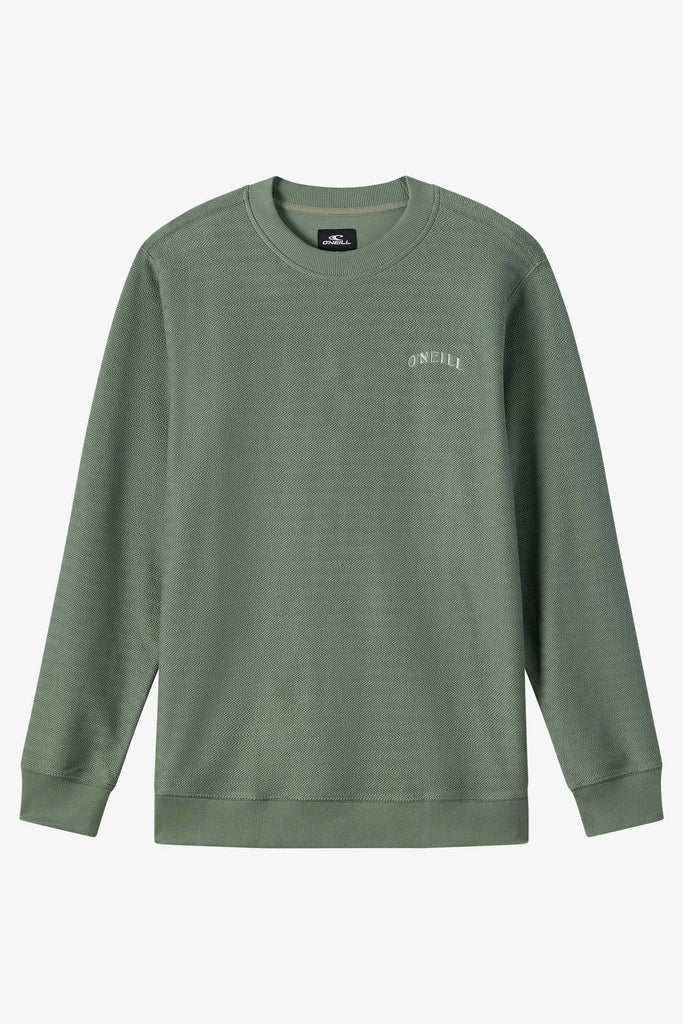 Oneill Mens Sweatshirt Bavaro Solid Crew Neck Fleece
