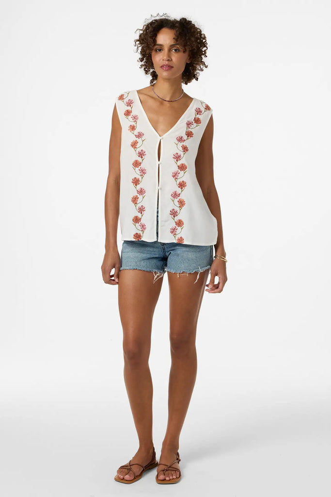 Oneill Womens Tank Top Farren Floral Top