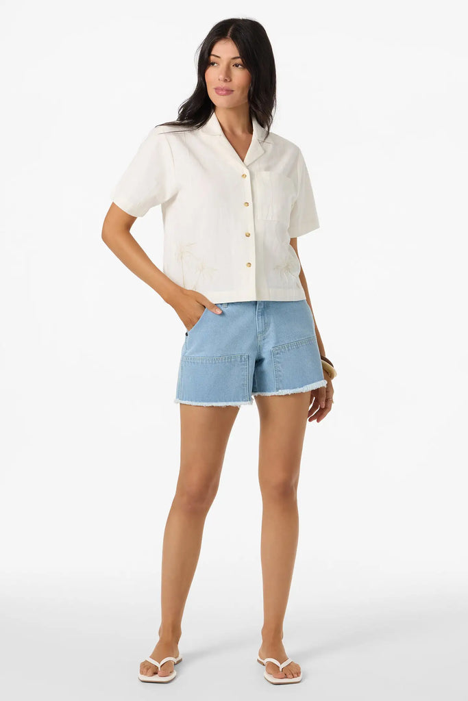 Oneill Womens Shirt O'Riginals Channing Palma