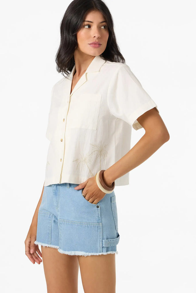 Oneill Womens Shirt O'Riginals Channing Palma