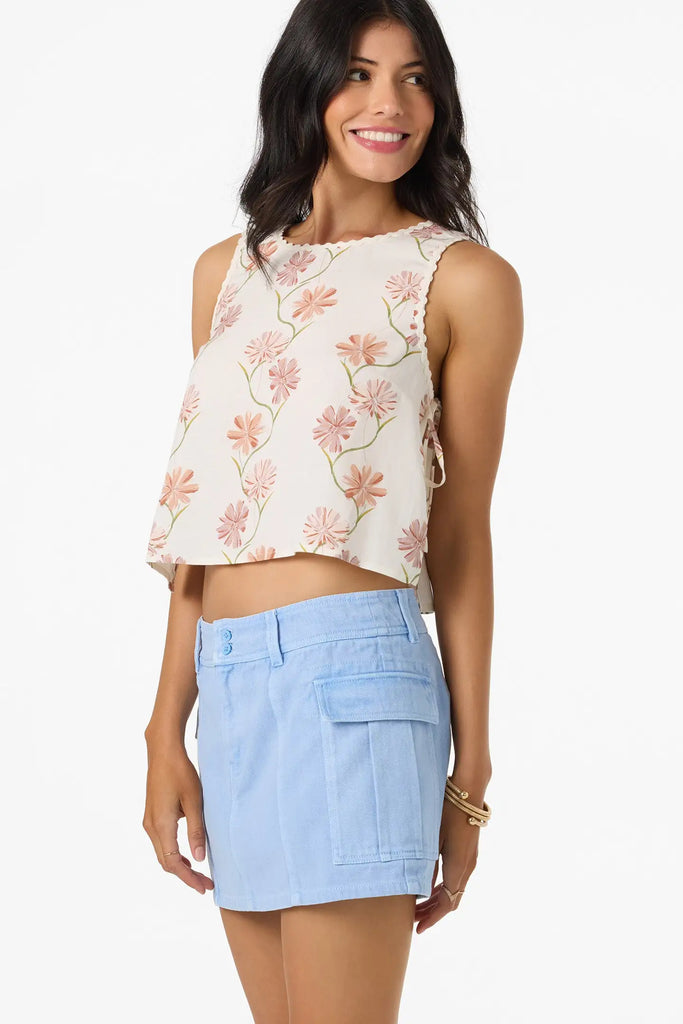 Oneill Womens Tank Top Athena Ivy Floral Top
