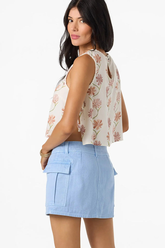 Oneill Womens Tank Top Athena Ivy Floral Top