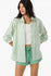 Oneill Womens Shirt Leni Stripe Relaxed Long Sleeve Top