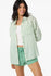 Oneill Womens Shirt Leni Stripe Relaxed Long Sleeve Top