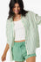 Oneill Womens Shirt Leni Stripe Relaxed Long Sleeve Top