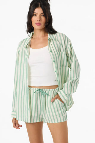 Oneill Womens Shorts Brenda Stripe Beach Shorts