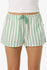 Oneill Womens Shorts Brenda Stripe Beach Shorts