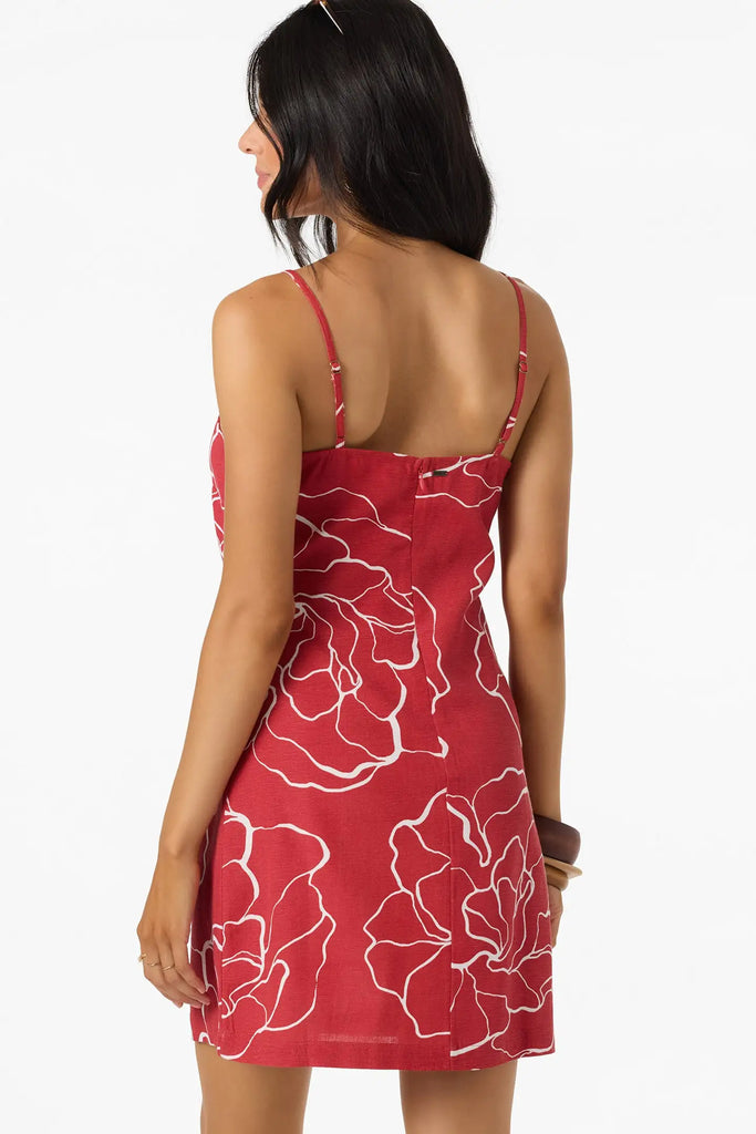 Oneill Womens Dress Cecilia Floral Short Dress