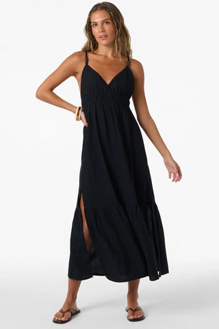 Oneill Womens Dress Julez Solid Midi