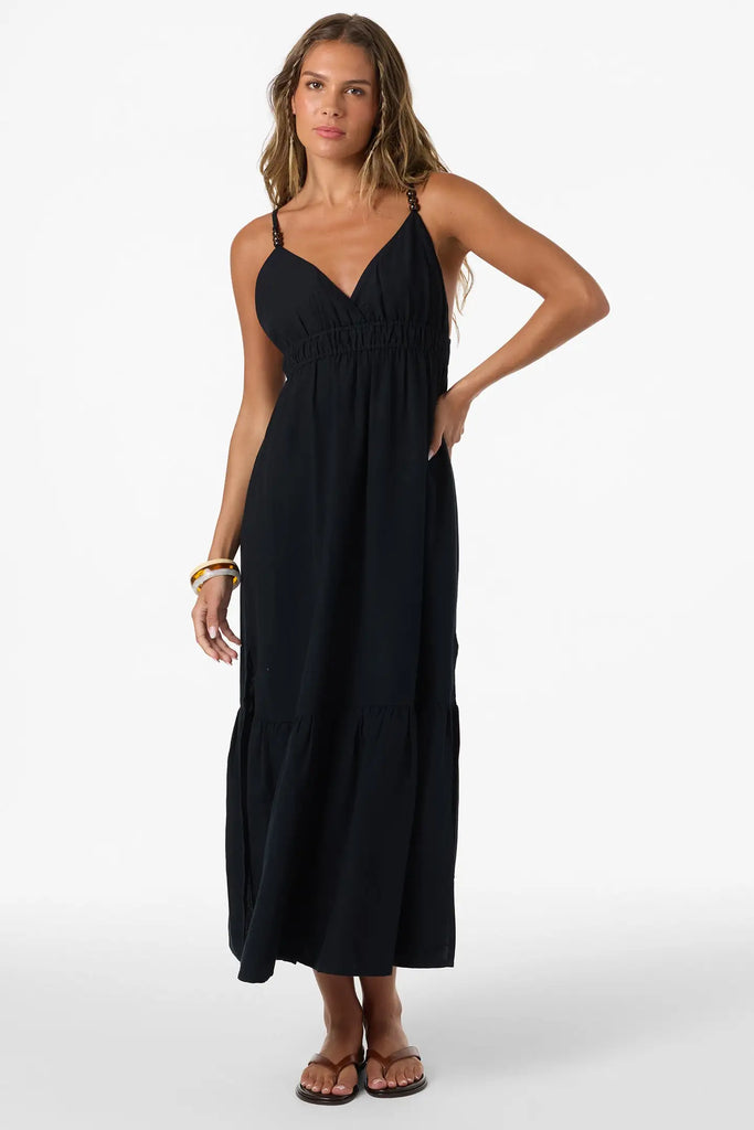 Oneill Womens Dress Julez Solid Midi