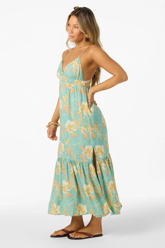 Oneill Womens Dress Julez Tiki Midi
