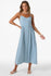 Oneill Womens Dress Linden Stripe Midi