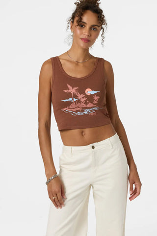 Oneill Womens Tank Top Motu Scoop Neck