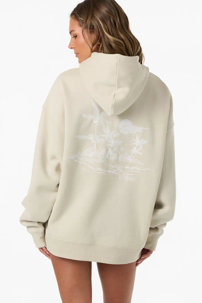 Oneill Womens Sweatshirt Tropic Melt Oversized Hoodie