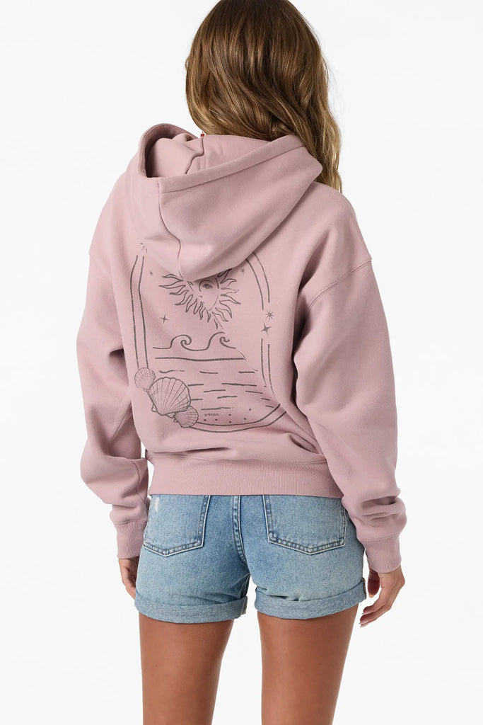 Oneill Womens Sweatshirt Sunshell Relaxed Hoodie
