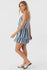 Oneill Womens Dress Cheri Fade Stripe Tiered