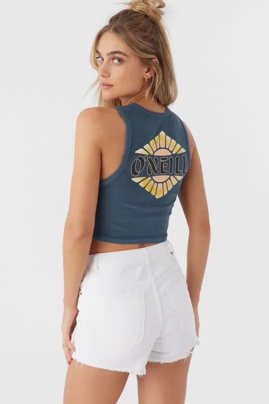 Oneill Womens Tank Top Sun Fade