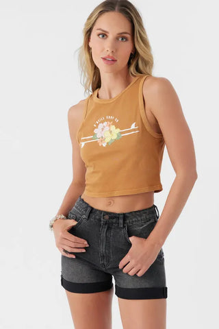 Oneill Womens Tank Top Tropical Surf