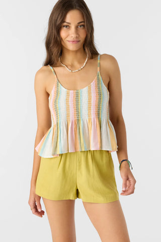 Oneill Womens Tank Top Rosia Sleeveless Top