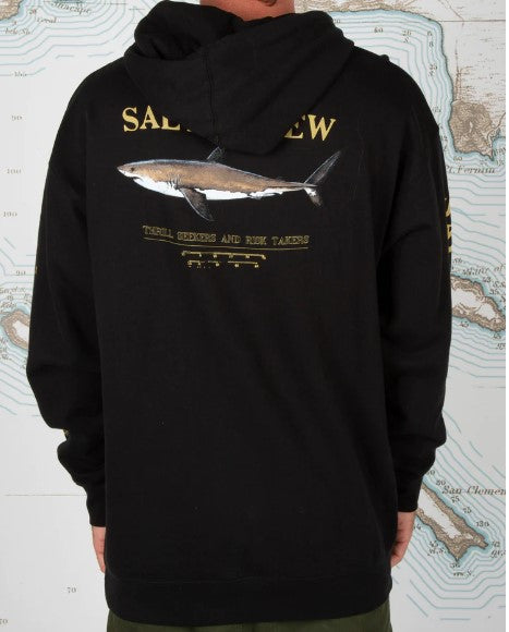 Salty Crew Mens Sweatshirt Bruce Hood Fleece