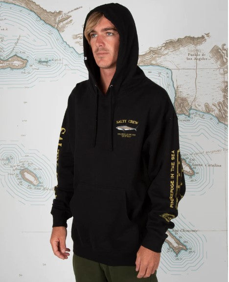 Salty Crew Mens Sweatshirt Bruce Hood Fleece