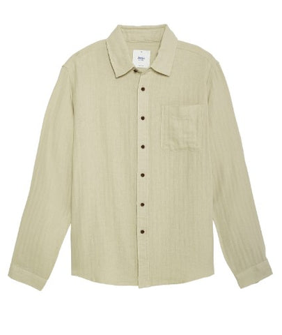 Katin Mens Woven Alan Solid Long Sleeve