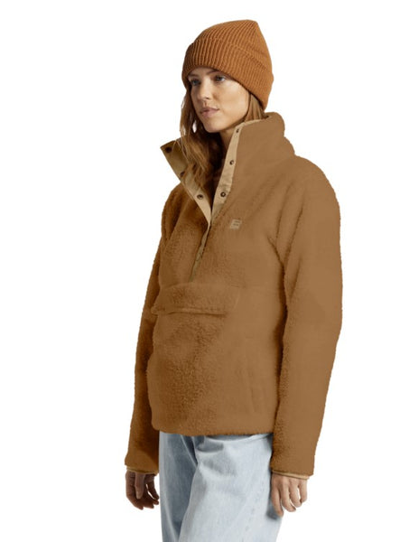 Billabong Womens Sweatshirt Switchback Mock Neck Fleece