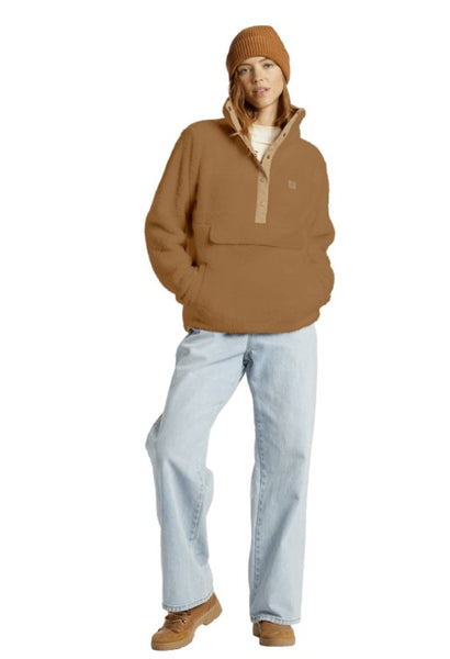 Billabong Womens Sweatshirt Switchback Mock Neck Fleece