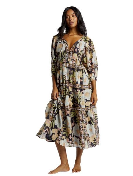 Billabong Womens Dress Lost Cove Midi