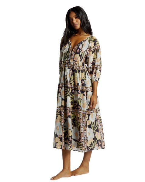 Billabong Womens Dress Lost Cove Midi