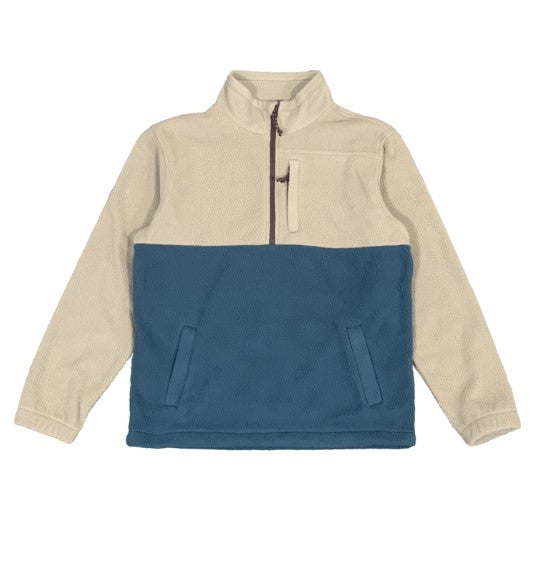 Billabong Mens Sweatshirt Boundary Half-Zip Mock Neck Fleece